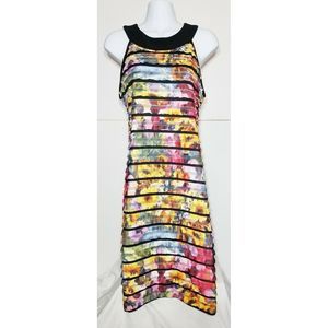 JOSEPH RIBKOFF  Tiered Ruffle Floral Dress Size 12